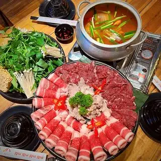 Hình ảnh Lẩu Bò Mỹ Nhúng Thái Cay 380k - 5 6 Người