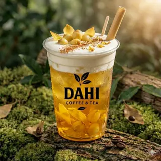 Hình ảnh Trà Sen Vàng Macchiato