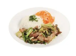 Hình ảnh Cơm tấm ba chỉ xào chua chua