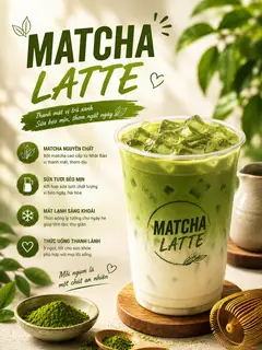 Hình ảnh Latte matcha