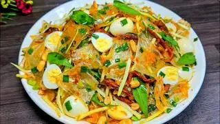 Hình ảnh bánh tráng trộn thập cẩm full topping 