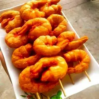 Hình ảnh 2 con Tôm Surimi Chiên