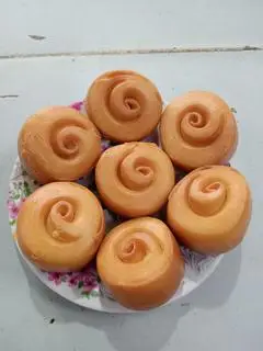 Hình ảnh bánh bao ăn kèm gà nướng 7 cái 35k