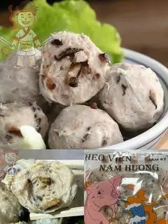 Hình ảnh heo viên nấm hương 500g