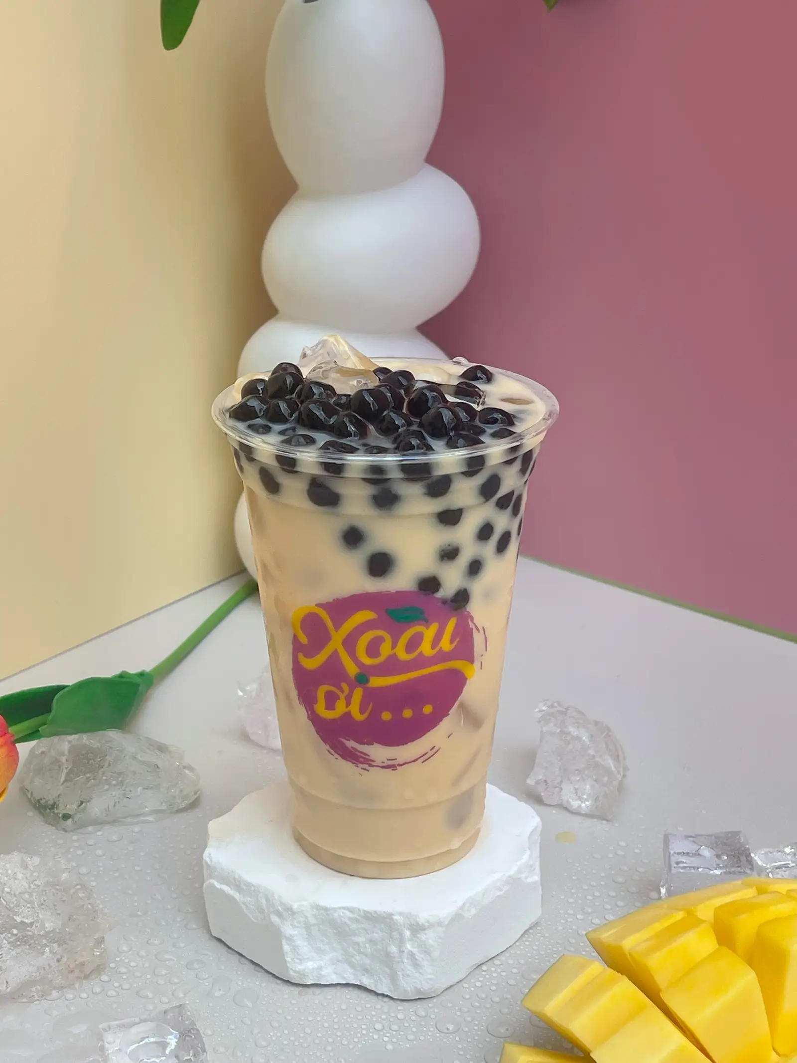 Hình ảnh Trà xanh nhài sữa