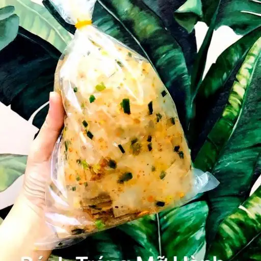 Hình ảnh Bánh tráng mỡ hành