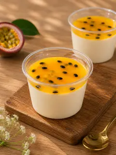 Hình ảnh Panna cotta chanh dây