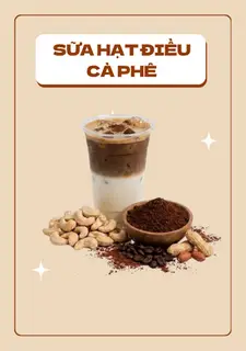 Hình ảnh Cà phê sữa hạt điều