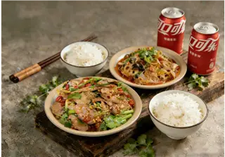Hình ảnh Combo 1 Người - Lưỡi heo trộn 130g + Rau củ trộn 150g + 1 Cơm + 1 Nước  (单人套餐: 凉拌猪舌130g + 素菜拌菜 150g + 1 米饭 + 1 饮料)