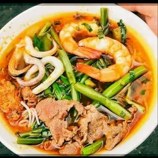 Hình ảnh combo2 bún thái kèm 2 ly nước ngọt 