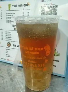 Hình ảnh Trà bí đao hạt chia thạch nha đam