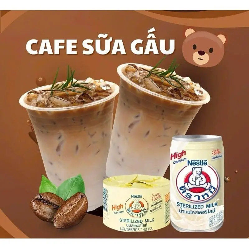 Hình ảnh Cà phê sữa gấu