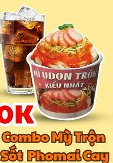 Hình ảnh combo mì trộn Xốt Phô mai không cay 
