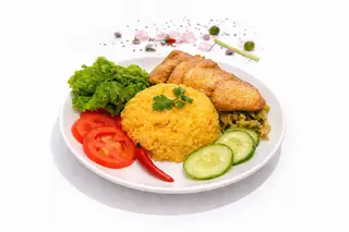 Hình ảnh CƠM MÁ ĐÙI XỐI MỠ