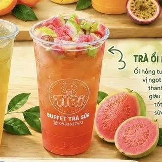 Hình ảnh trà ổi hồng - ly 500ml