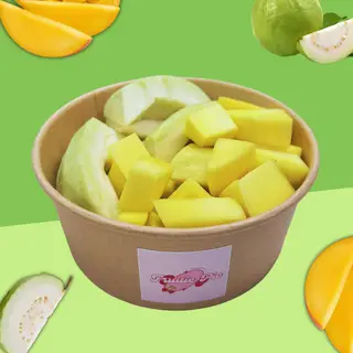 Hình ảnh Set Trái Cây Tươi Mix 2 Loại Dứa (Thơm) & Ổi Nữ Hoàng hoặc Ổi Đài Loan