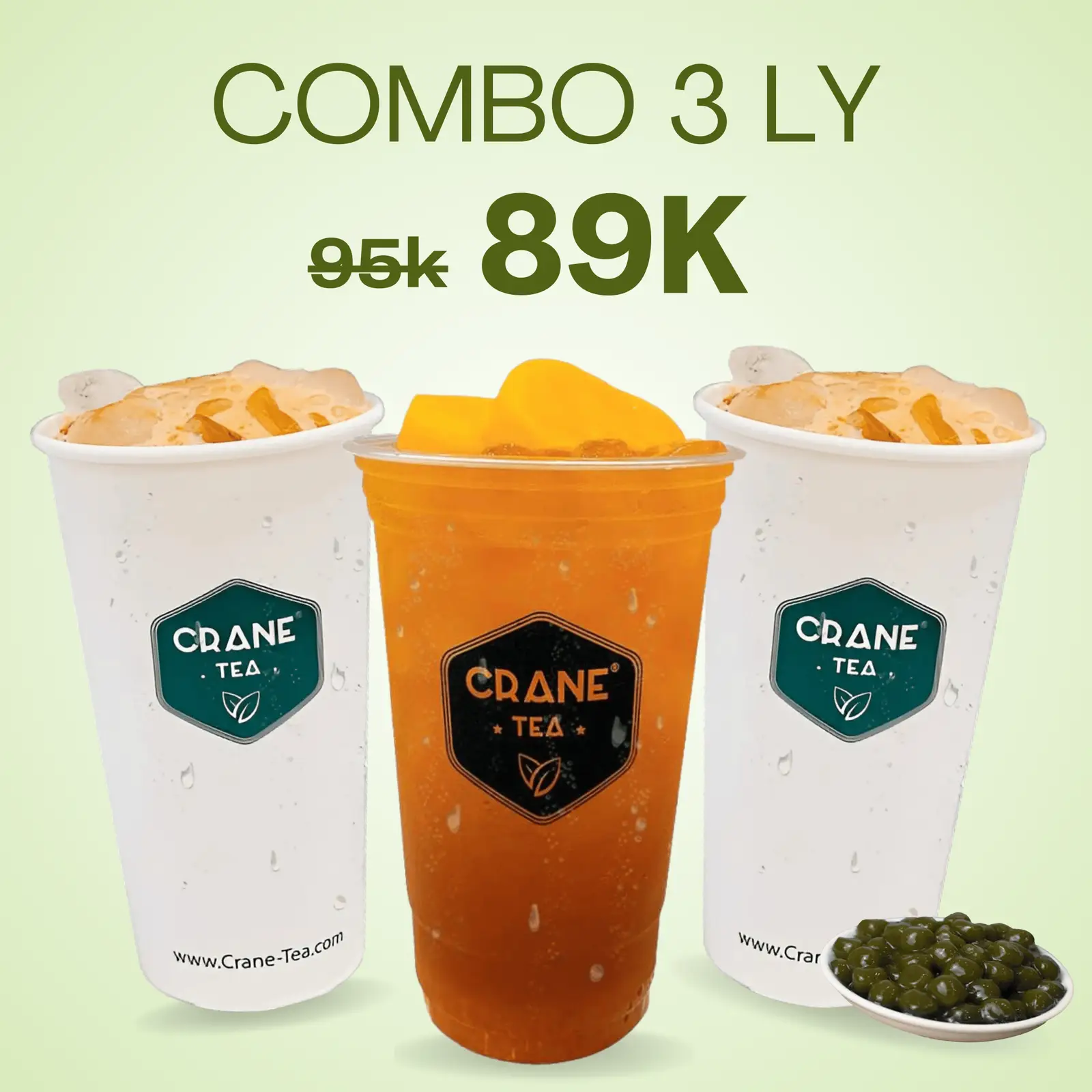 Hình ảnh Combo 3 Ly 89K