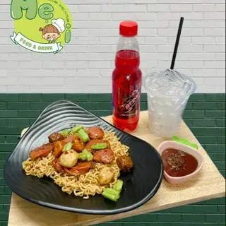 Hình ảnh Combo mì trộn 01 + nước ngọt