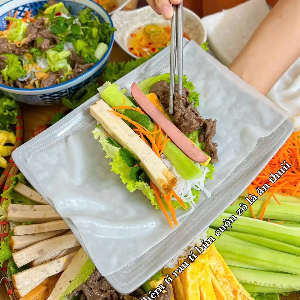 Hình ảnh Phở cuốn bò lẻ