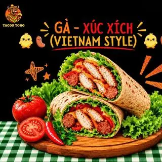 Hình ảnh Tacos gà xúc xích