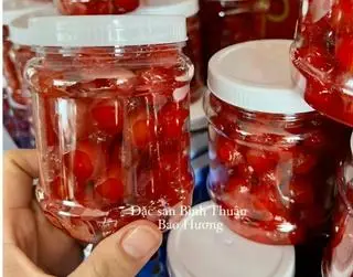 Hình ảnh mứt chùm ruột 