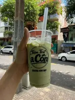 Hình ảnh Trà sữa thái xanh