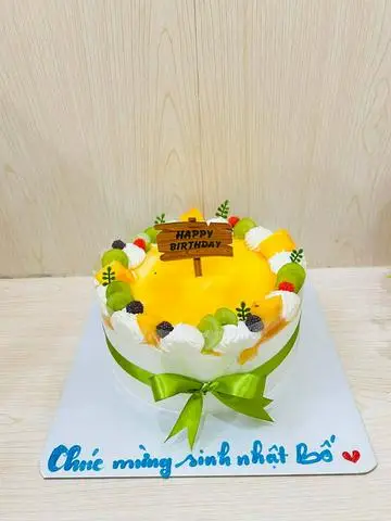Hình ảnh Bánh sinh nhật hoa quả 