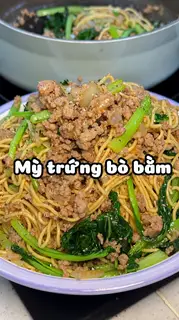 Hình ảnh Mỳ Trứng Thịt Bằm