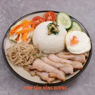 Hình ảnh Cơm tấm má heo bì ốp la