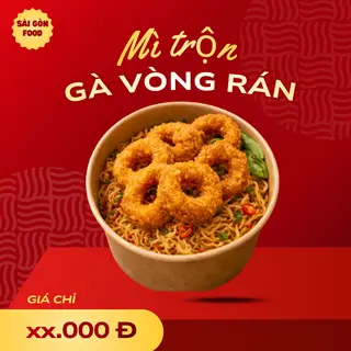 Hình ảnh Mì Trộn - Gà Vòng Chiên Giòn