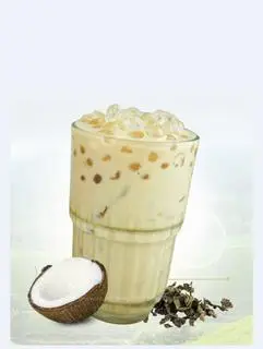 Hình ảnh Trà sữa dừa xiêm siêu cuốn