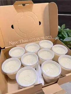 Hình ảnh 1 Hộp 10 Hủ Yaourt Phô Mai Truyền Thống