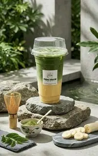 Hình ảnh Matcha sữa chuối kem muối béo 700ml