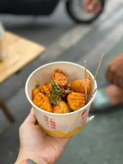 Hình ảnh khoai trộn tê cay