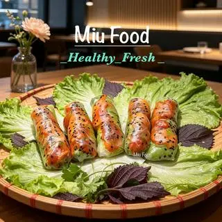 Hình ảnh Set 5 gỏi cuốn thịt xá xíu