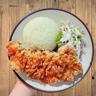 Hình ảnh Cơm Gà Sốt BBQ