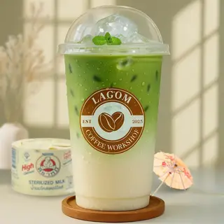 Hình ảnh Sữa gấu matcha latte