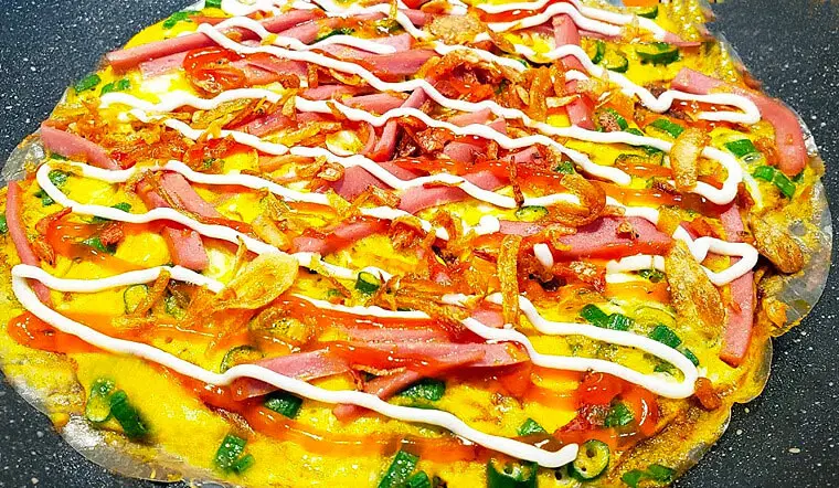 Hình ảnh BÁNH TRÁNG NƯỚNG XÚC XÍCH