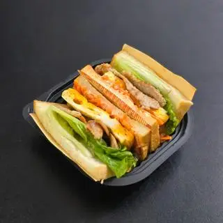 Hình ảnh Sandwich 1 tầng trứng ba chỉ ngũ vị
