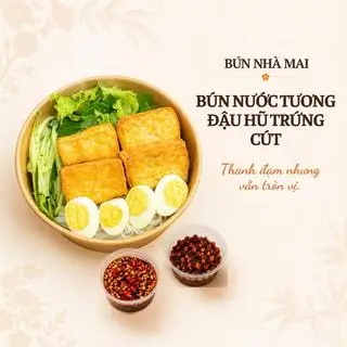 Hình ảnh BÚN NƯỚC TƯƠNG THANH ĐẠM (ĐẬU HŨ, TRỨNG CÚT)