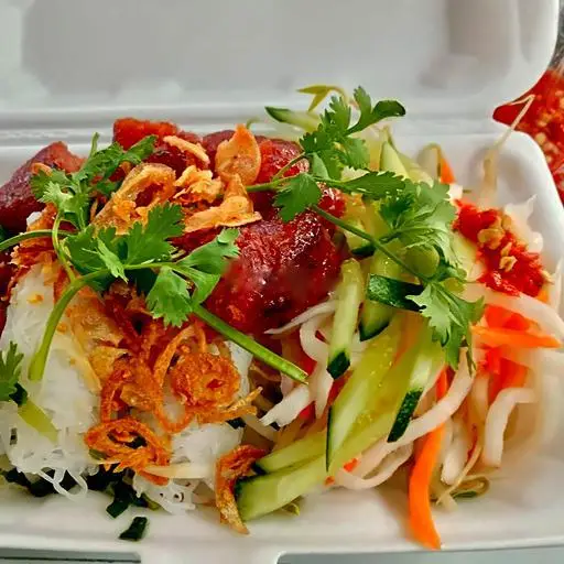 Hình ảnh Bún thịt nướng - nem nướng
