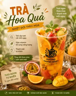 Hình ảnh Trà hoa quả nhiệt đới