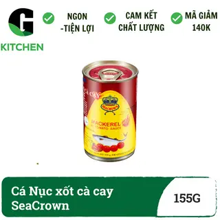 Hình ảnh Cá Nục xốt cà cay SeaCrown 155g