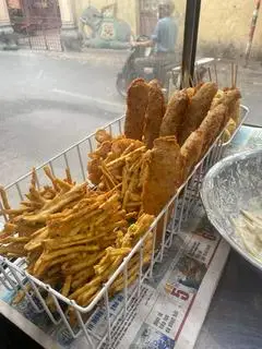 Hình ảnh bánh khoai - chuối