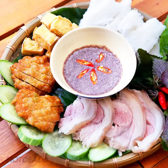 Hình ảnh Bún Đậu Chả Cốm Thịt Luộc