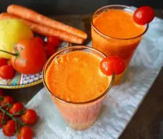 Hình ảnh nước ép cà chua cà rốt 