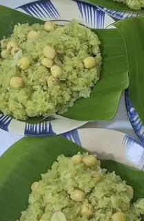 Hình ảnh Xôi lá dứa hạt sen
