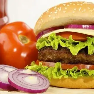 Hình ảnh Hamburger Heo Teriyaki 