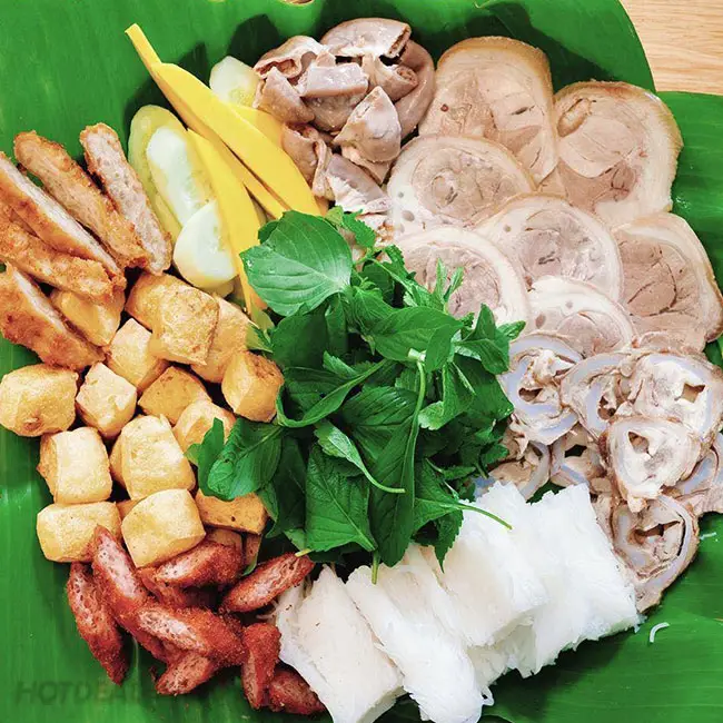 Hình ảnh Bún đậu thịt chân giò