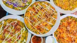 Hình ảnh Bánh tráng thịt bằm + chà bông